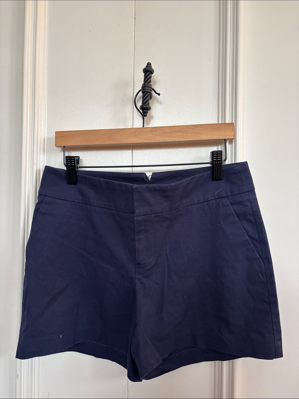 Maison Jules Navy Tailored Bermuda Shorts